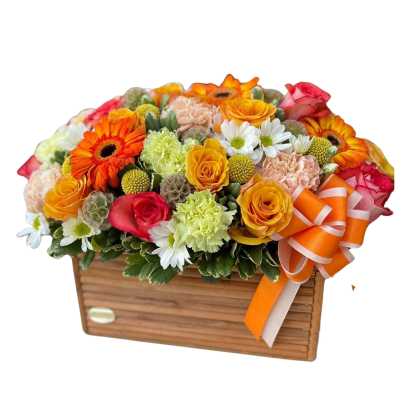 CESTA DE FLORES MIXTA -AMOR 100071