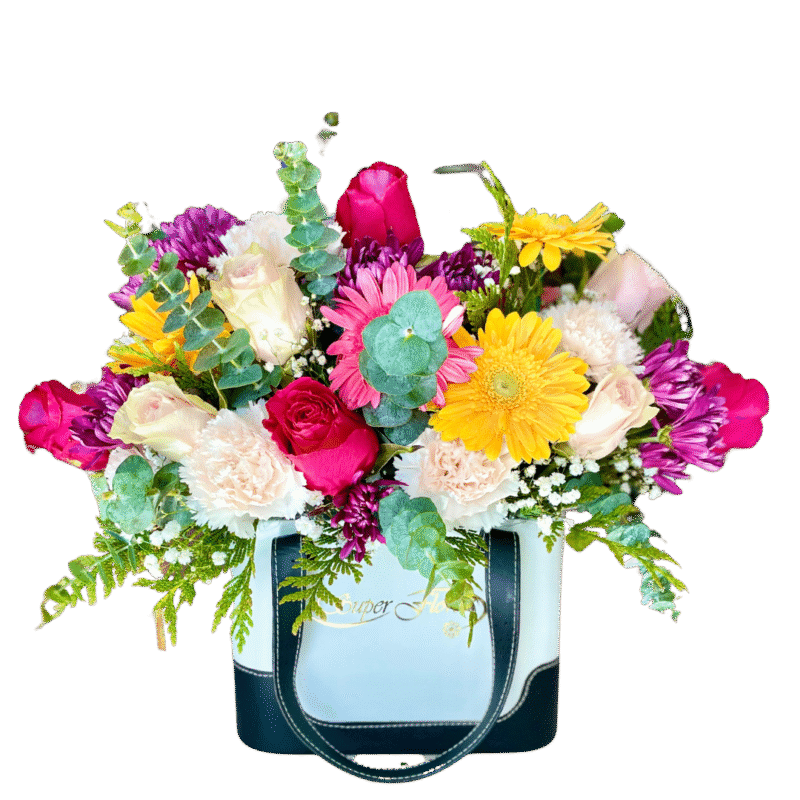 Cartera mix de flores